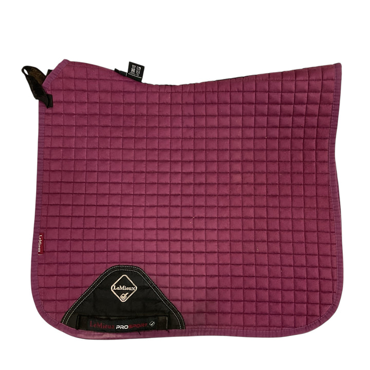 LeMieux French Rose Large Dressage Saddle Pad Used - H
