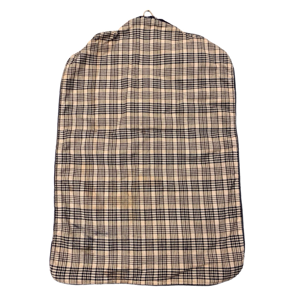 5/A Baker Plaid Garment Bag Used - H