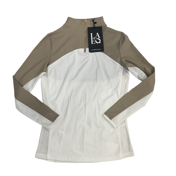 LA EQUESTRIAN WOMEN SIZE MEDIUM QUARTER ZIP