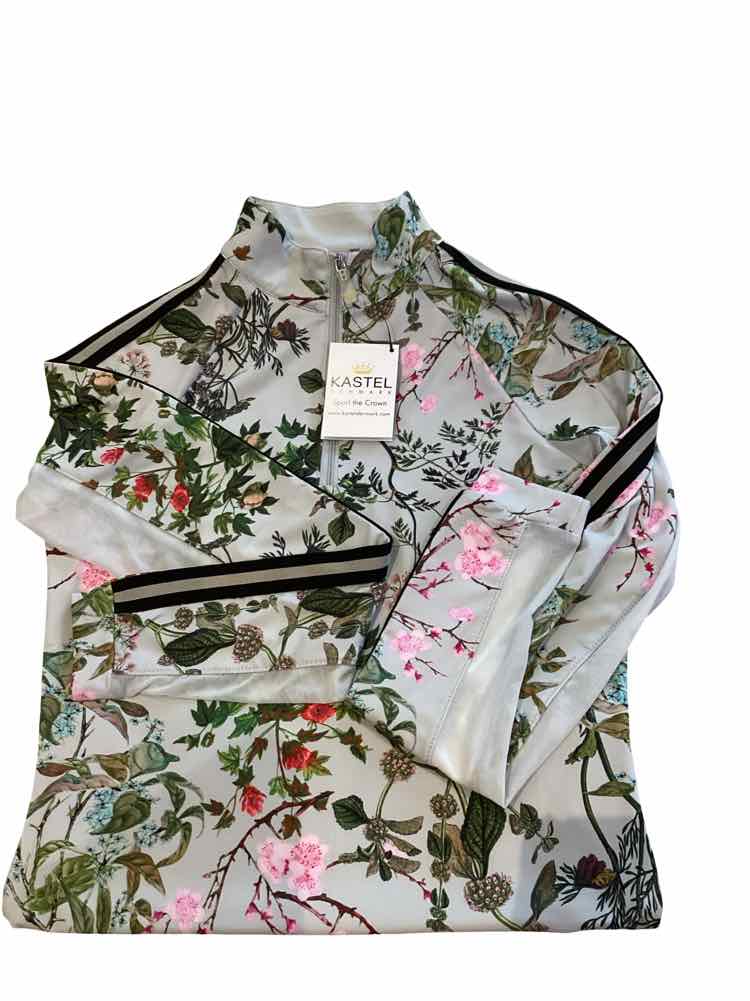 NEW ladies XL floral sun shirt B