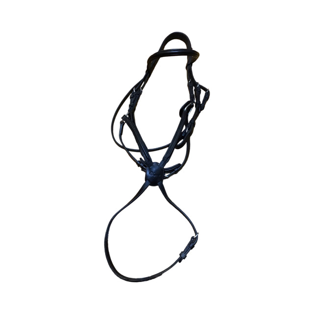 VESPUCCI Padded Raised Figure 8 Headstall USED B