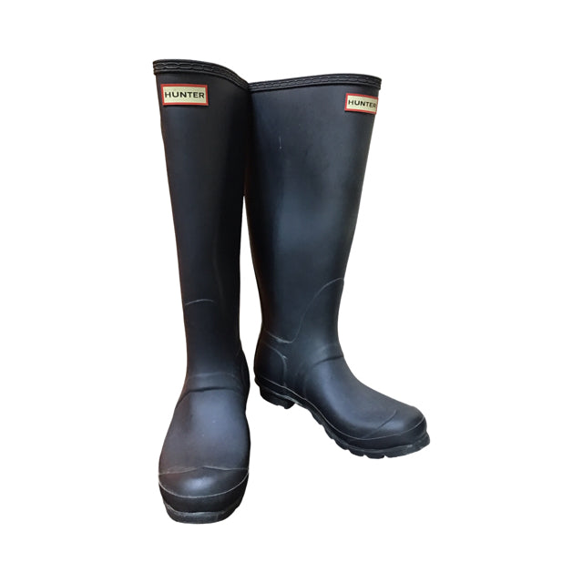 HUNTER 10 Tall Rain Boots USED B