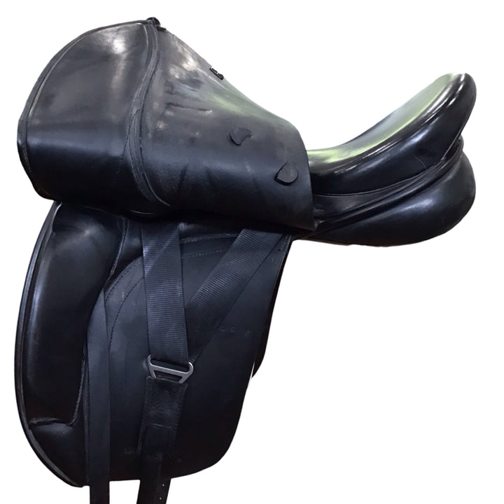 18" Ideal Jessica Medium Used Dressage Saddle - H