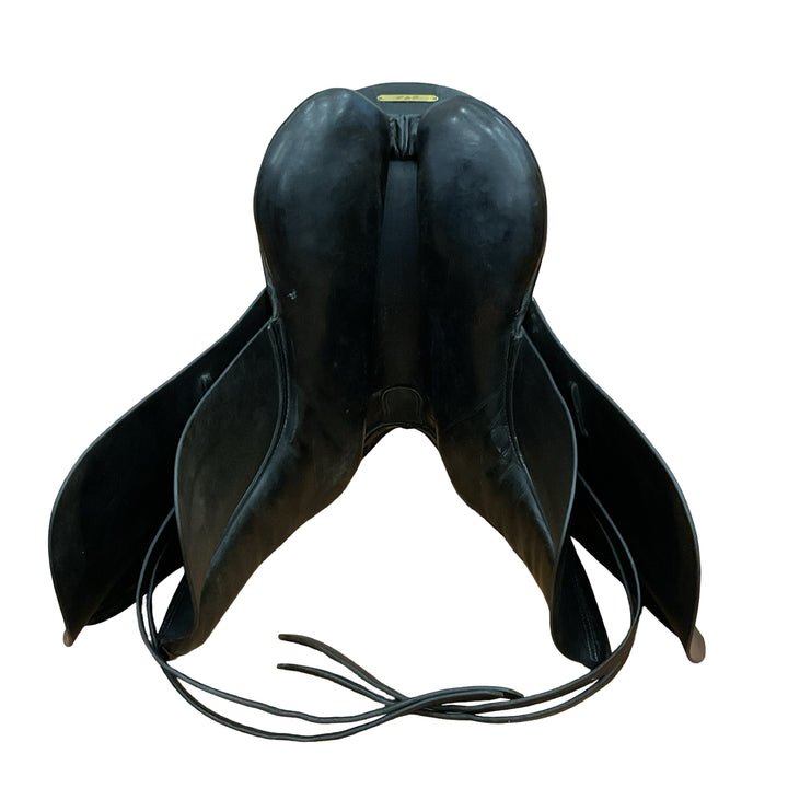 16.5" Unbranded Adjustable Crank Used Dressage Saddle - H