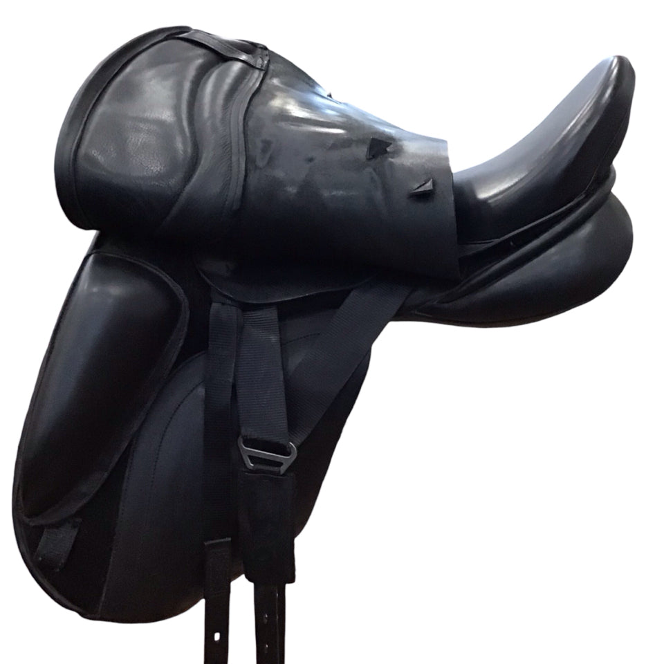 18" Ideal Technical & Traditional (T&T) Adjustable Used Dressage Saddle - H