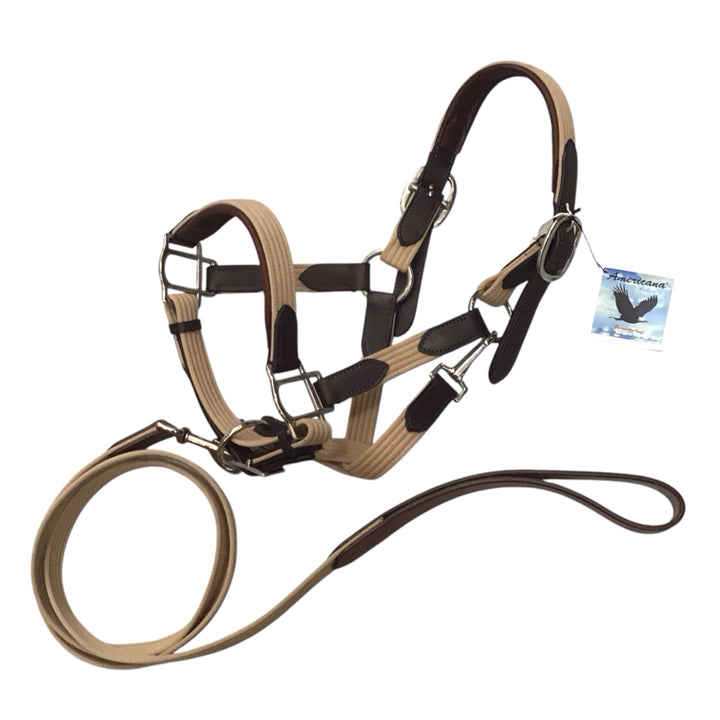 Americana Pony Size Halter with Lead New - H