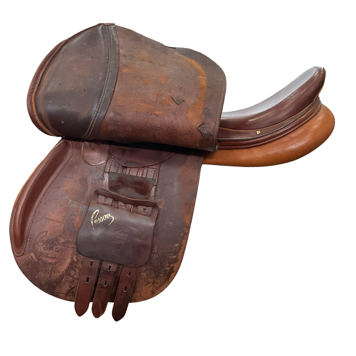 17" Pessoa AMO Wide Used Hunter/Jumper Saddle