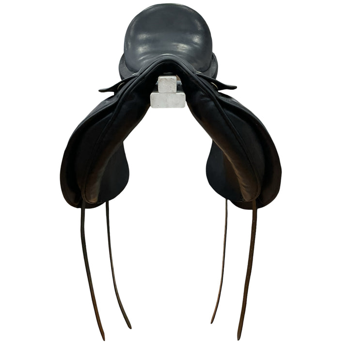 17.5" Frank Baines Elegance Wide Used Dressage Saddle - H