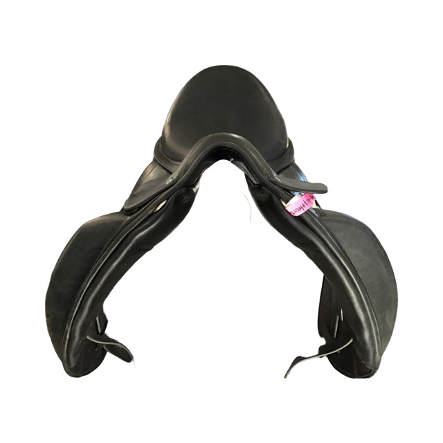 17.5" L'Apogee DL Dressage Monoflap Wide Tree Used Saddle - C