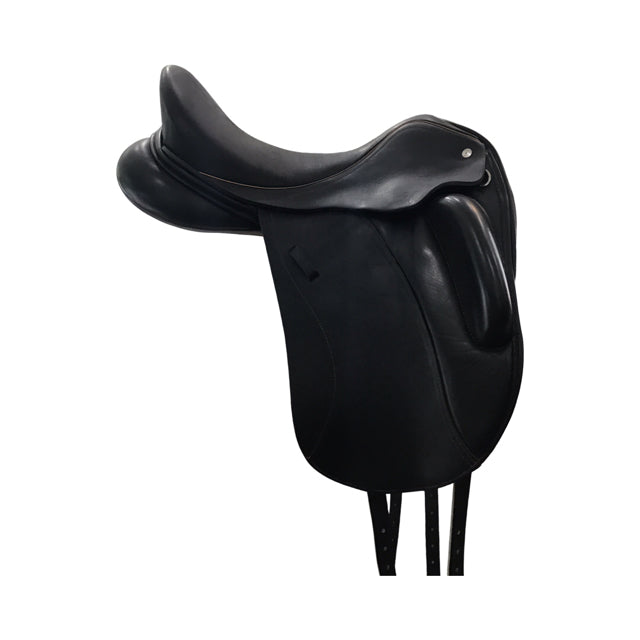 17.5" Custom Saddlery Advantage Monoflap MN Tree Used Dressage Saddle -  C