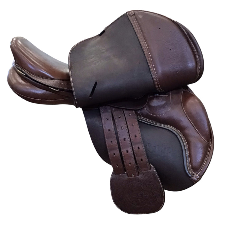 15" Collegiate Convertible Adjustable Used Childs Hunter/Jumper Saddle - H