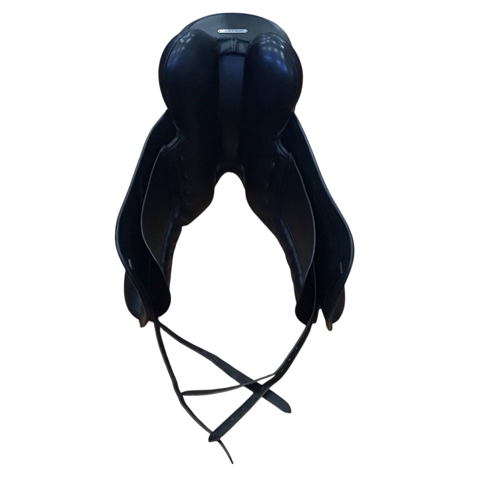 17" County Perfection Narrow Used Dressage Saddle - H