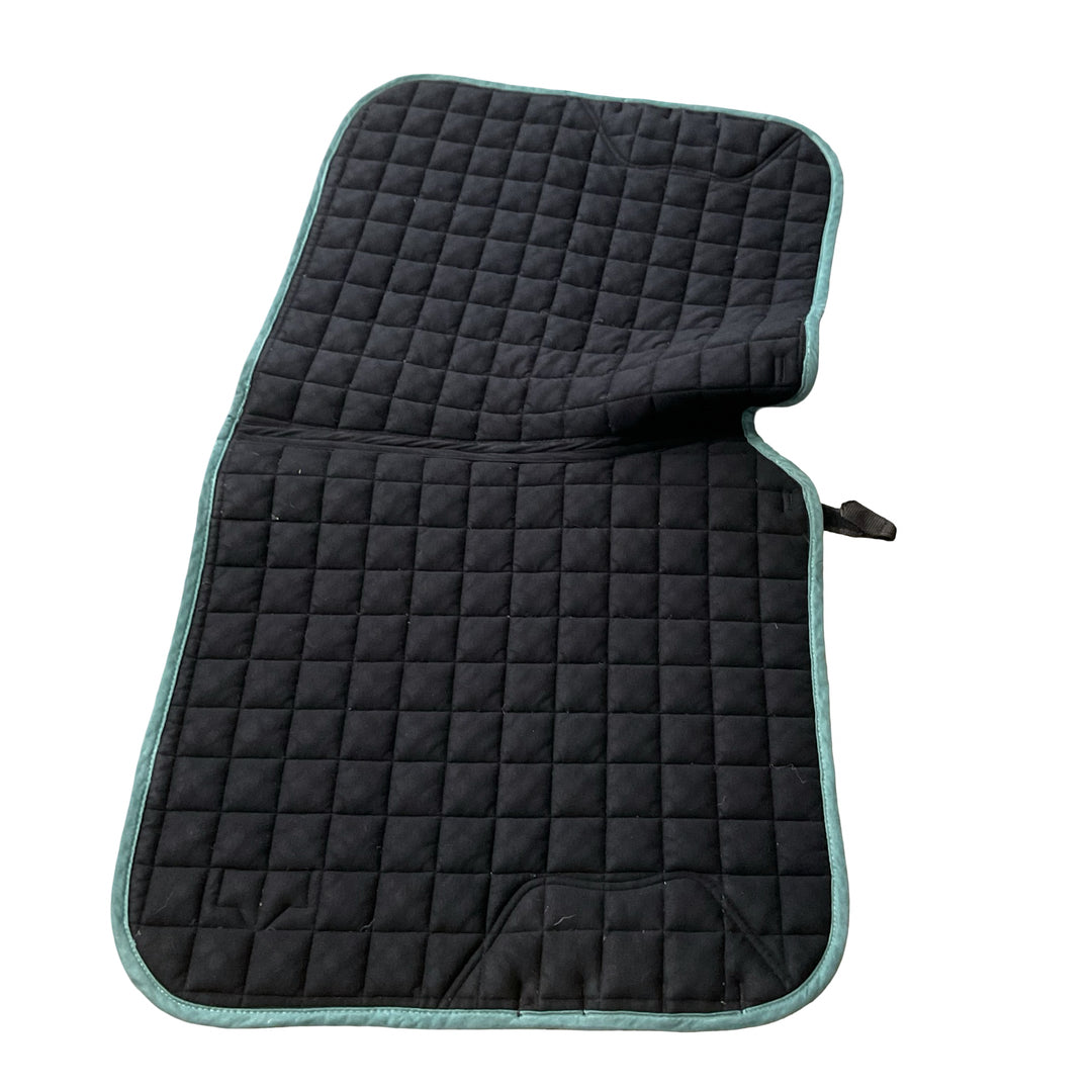 LeMieux Large Satin Loire Dressage Saddle Pad Sage Used