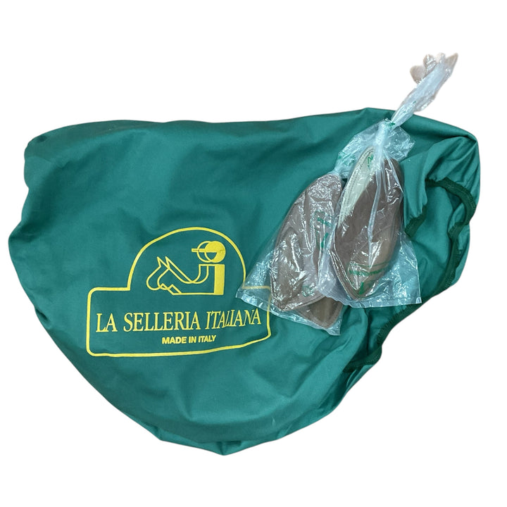 16" Prestige Hippos Red Fox 35cm Wide Like New Childs Hunter/Jumper Saddle - H