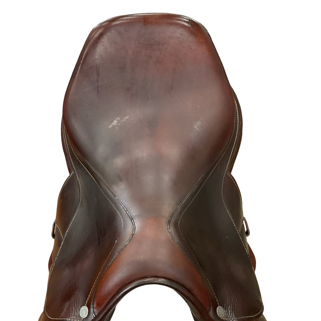 17.5" Antares Monoflap Med/Wide Used Hunter/Jumper Saddle