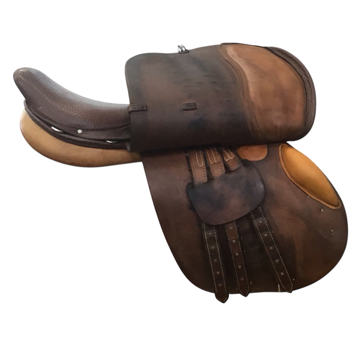 16.5" Crosby California Prix Des Nations Medium Used Hunter/Jumper Saddle - H