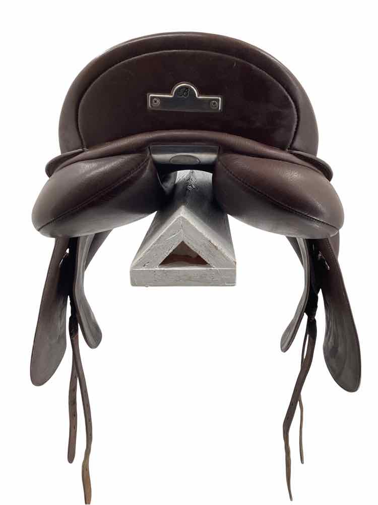 18" Bates adjustable tree used dressage saddle B