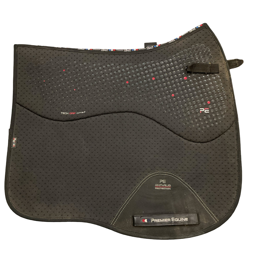 PEI Full Anti Slip Dressage Pad Black Used