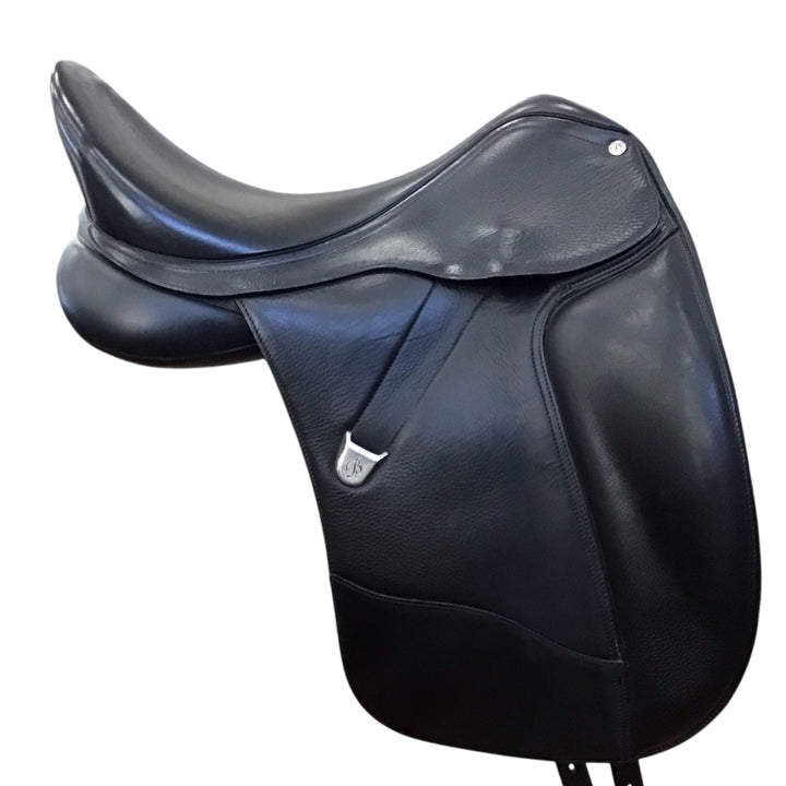 17.5" Bates Dressage+ Adjustable Used Dressage Saddle - H