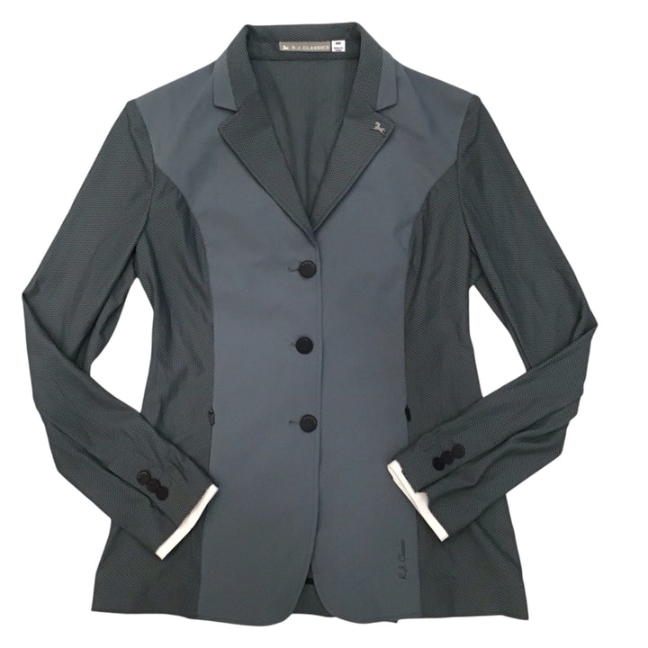 RJ Classics Women's 6R Harmony Evo Mesh Show Coat Sea Slate Like New - H