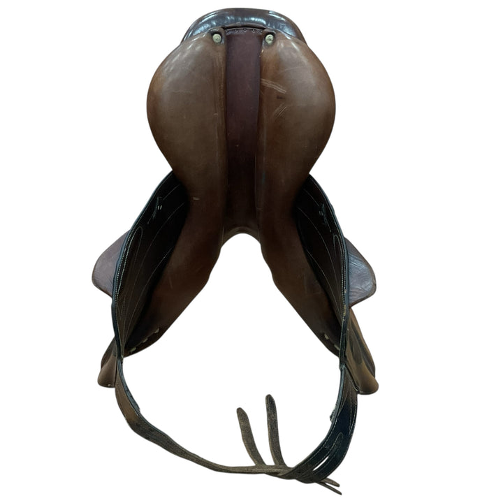 18" Antares Monoflap Med/Wide Used Hunter/Jumper Saddle - H