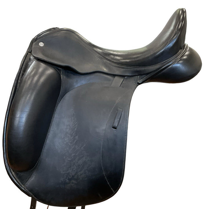 17" Custom Saddlery Advantage Medium Used Dressage Saddle