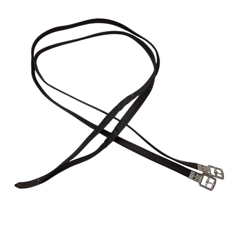 62" Prestige Lined Stirrup Leathers Used - H