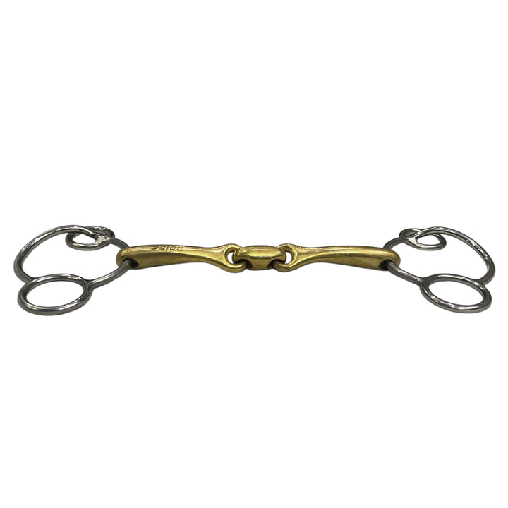 Neue Schule 4.75" Tranz Angled Lozenge Universal Horse Bit Used - H