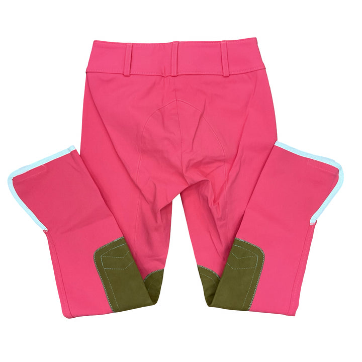 Tailored Sportsman Child 10 Knee Patch Schooling Breech Pink New