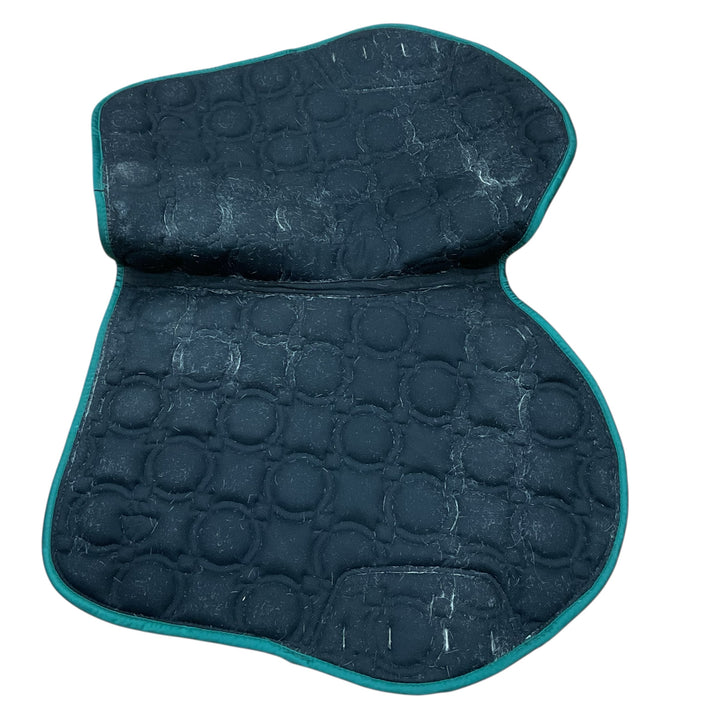 Woof Wear Vision Close Contact Saddle Pad British Racing Green Used - H