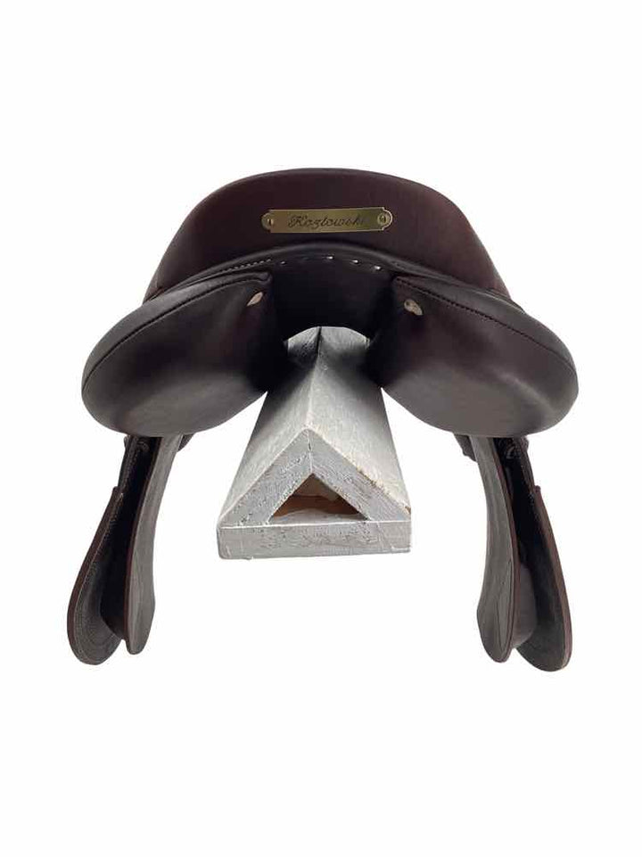 17" Antares used close contact saddle wool flocked
