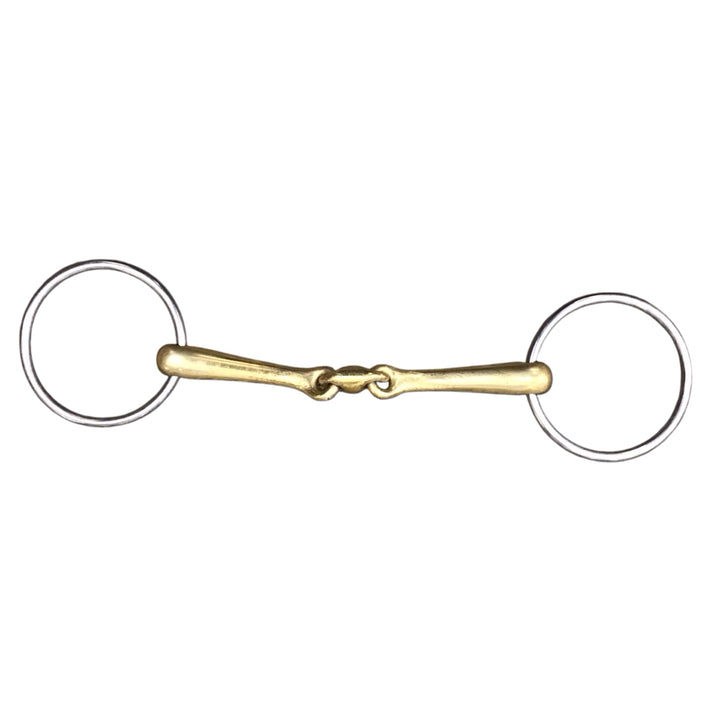 6" Neue Schule Angled Lozenge Loose Ring Snaffle Used - H