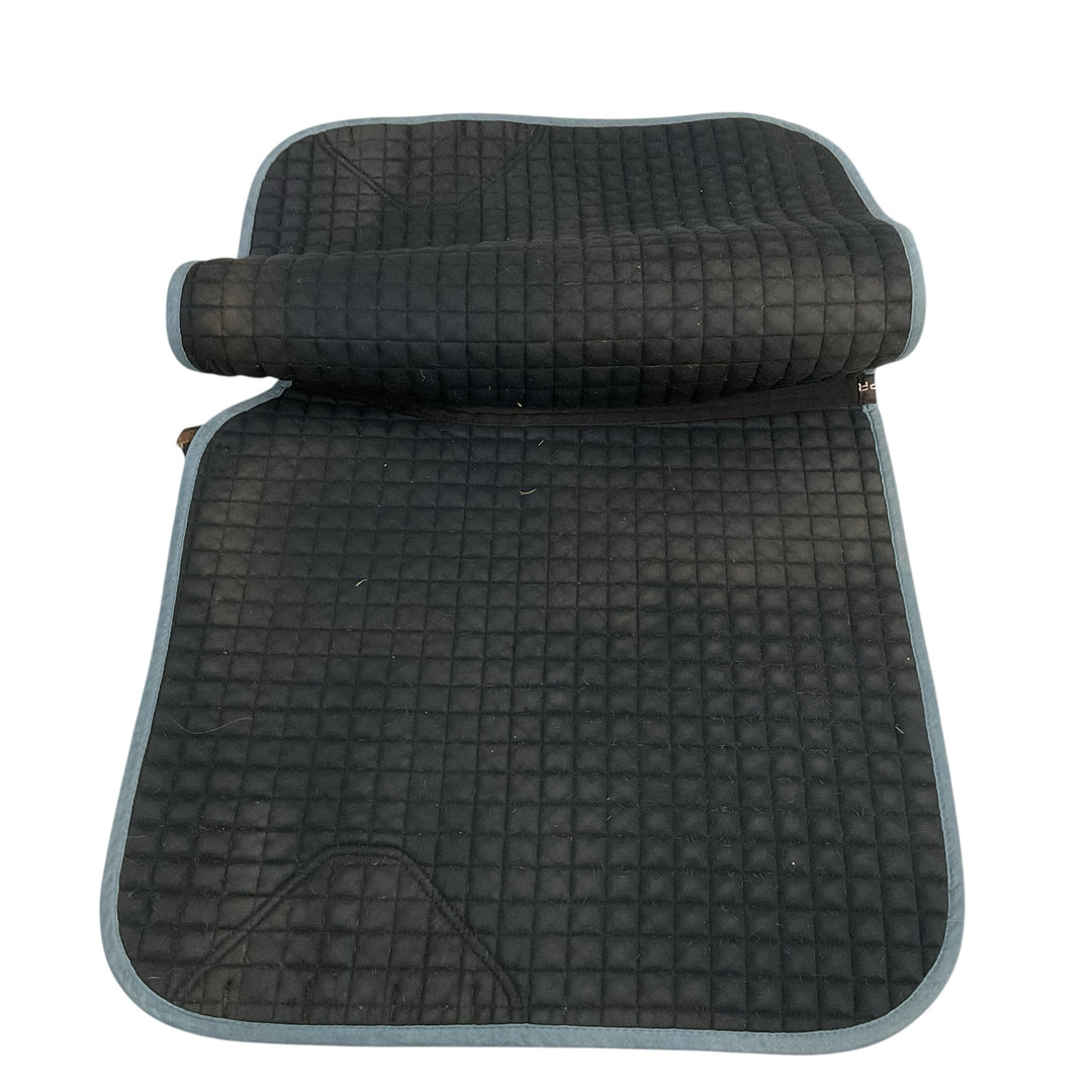 LeMieux Ice Blue Large Dressage Saddle Pad Used - H