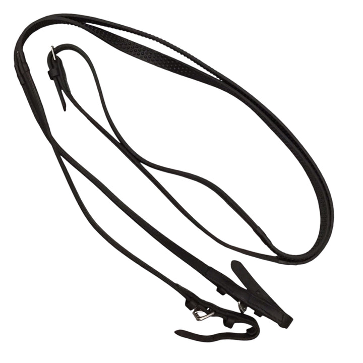 Nunn Finer Black Rubber Reins Used - H