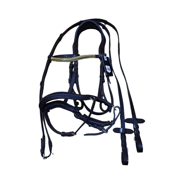 HORZE Highbury Anatomical Bridle w/Reins NEW B