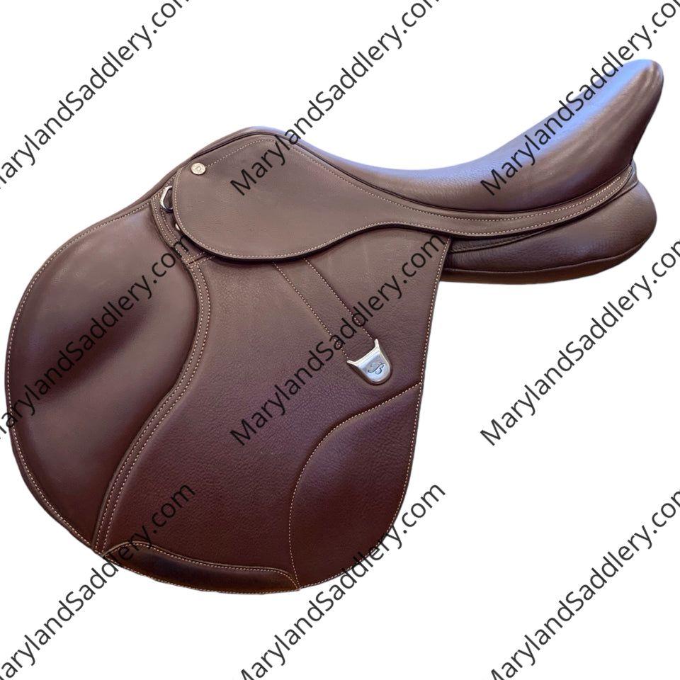 17.5" Bates Elevation DS+ Adjustable Used Hunter/Jumper Saddle - H