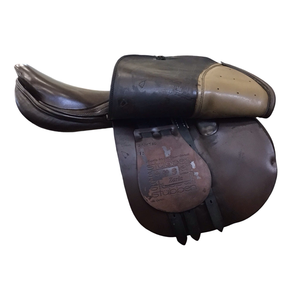 17" Stubben Zaria De Luxe 30cm Medium Used Hunter/Jumper Saddle - H