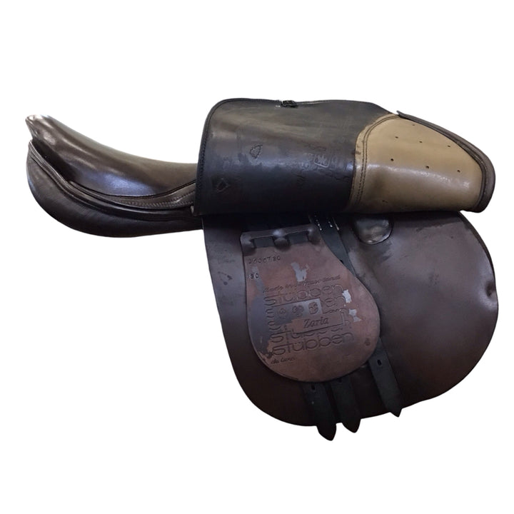 17" Stubben Zaria De Luxe 30cm Medium Used Hunter/Jumper Saddle - H