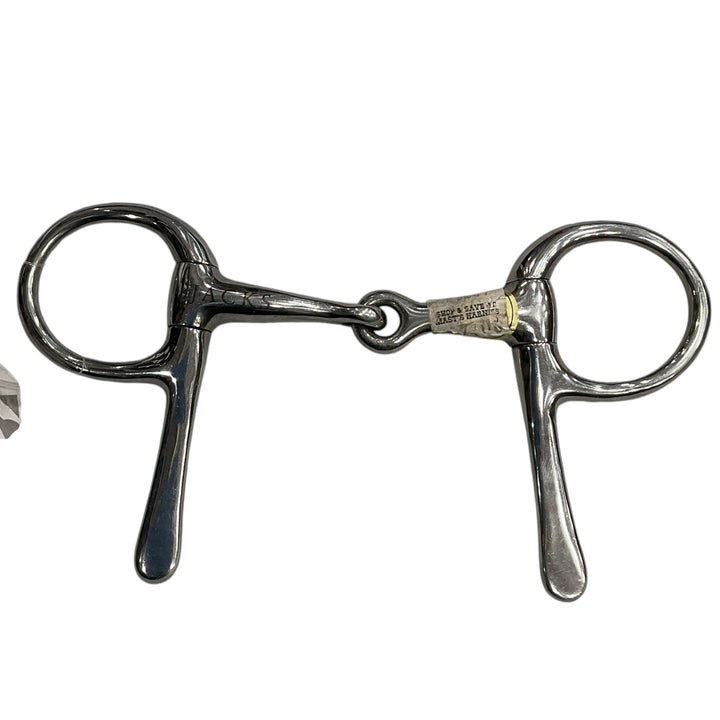 3.25" Single Joint Half Cheek Snaffle New - H
