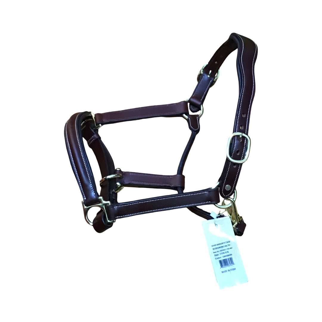 Dover Ergonomic Padded Leather Halter New