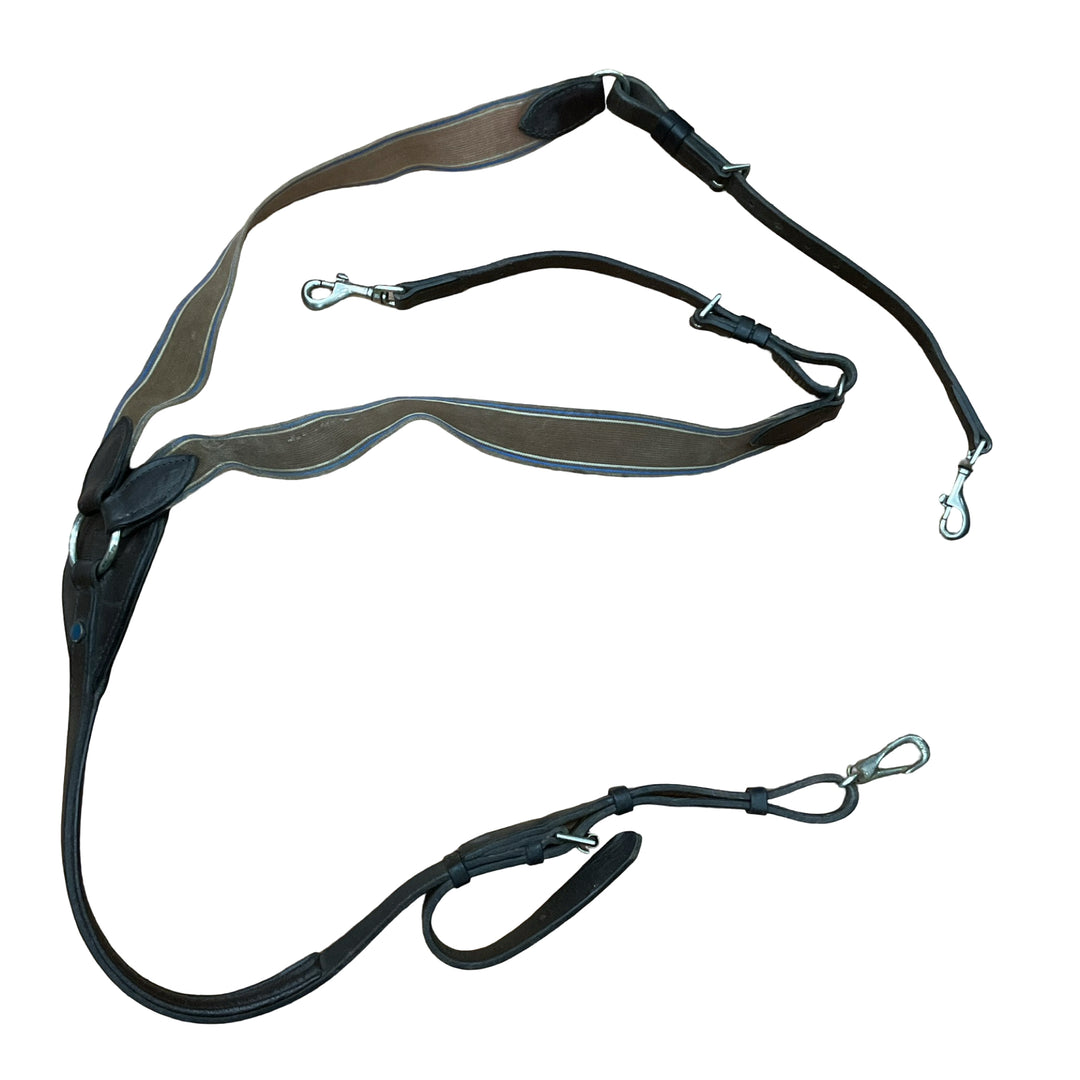 Stubben Full Breastplate w/ Elastic Brown Used