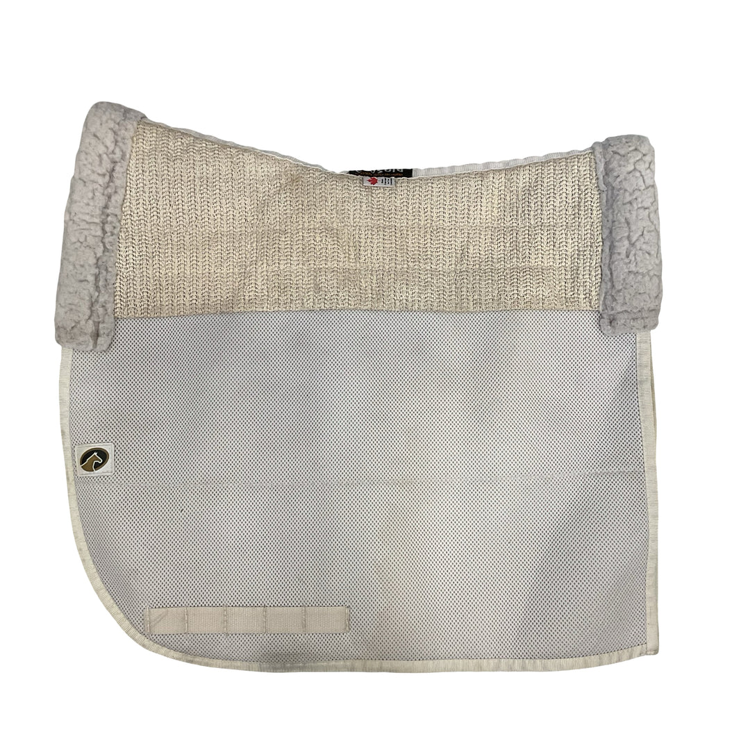 ECOGOLD Non Slip Dressage Saddle Pad White Used