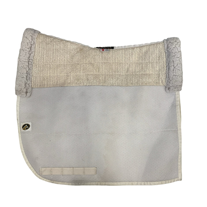 ECOGOLD Non Slip Dressage Saddle Pad White Used