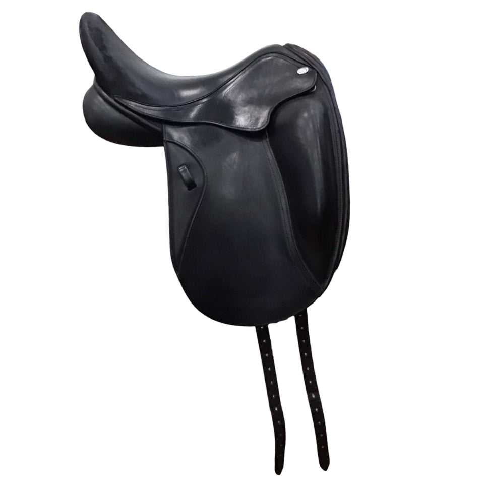 16.5" Ryder Profile Wide Used Dressage Saddle - H