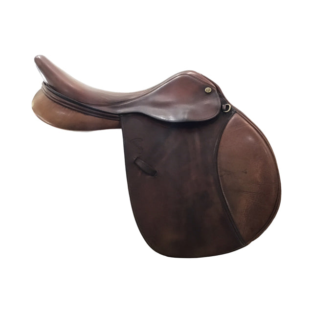 17" Pessoa Rodrigo Medium Tree Used Close Contact Saddle - C
