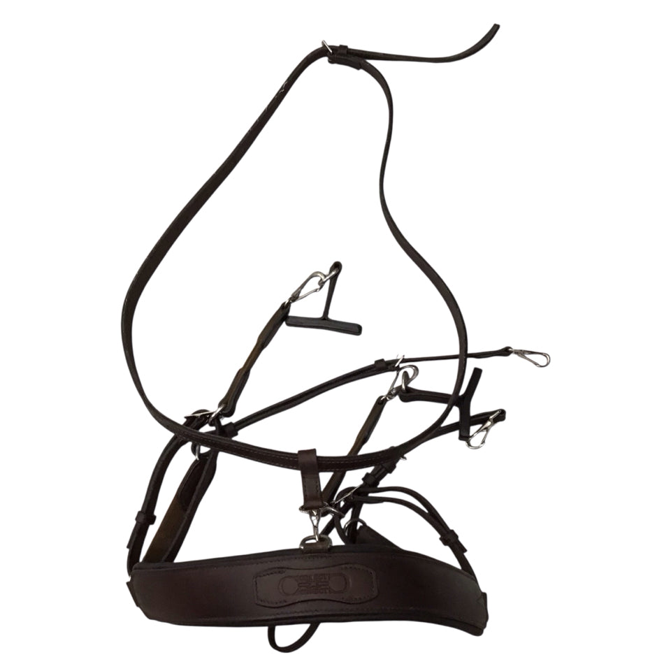 Correct Connect Large 3 In 1 Training Breastplate Brown Used - H