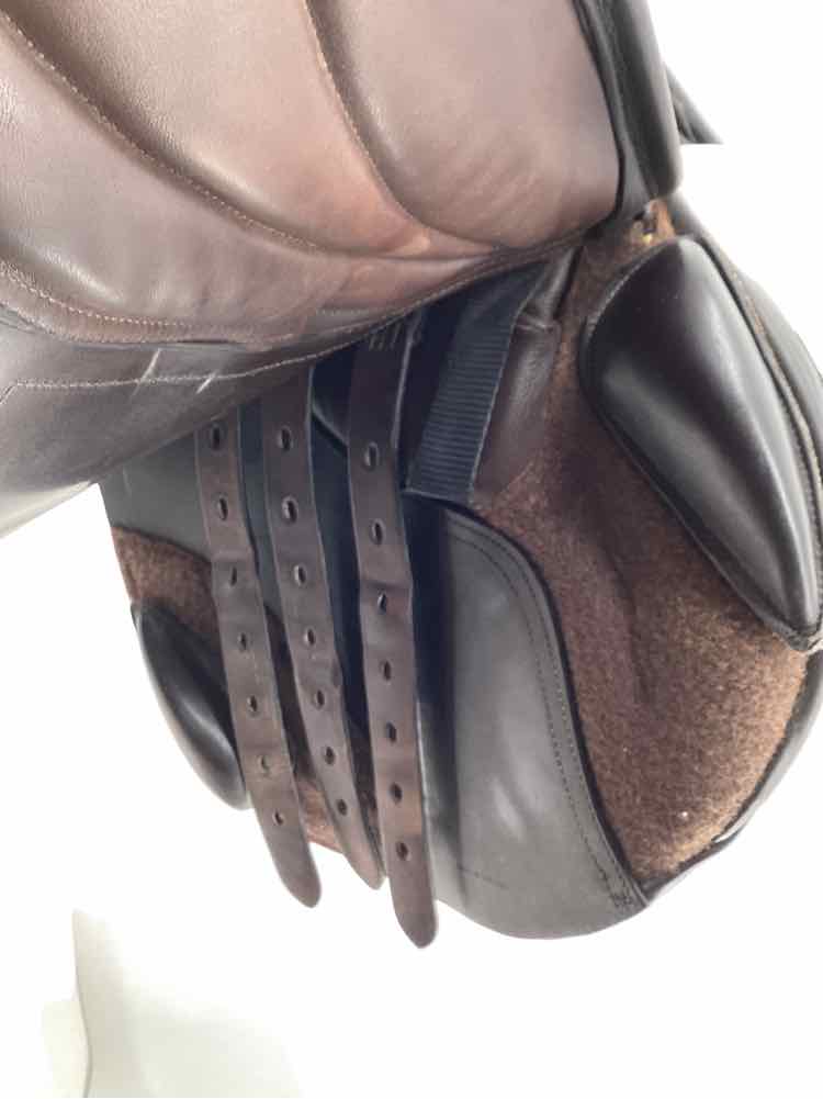 17.5" Hastilow Adjustable tree wool flocked used close contact saddle B