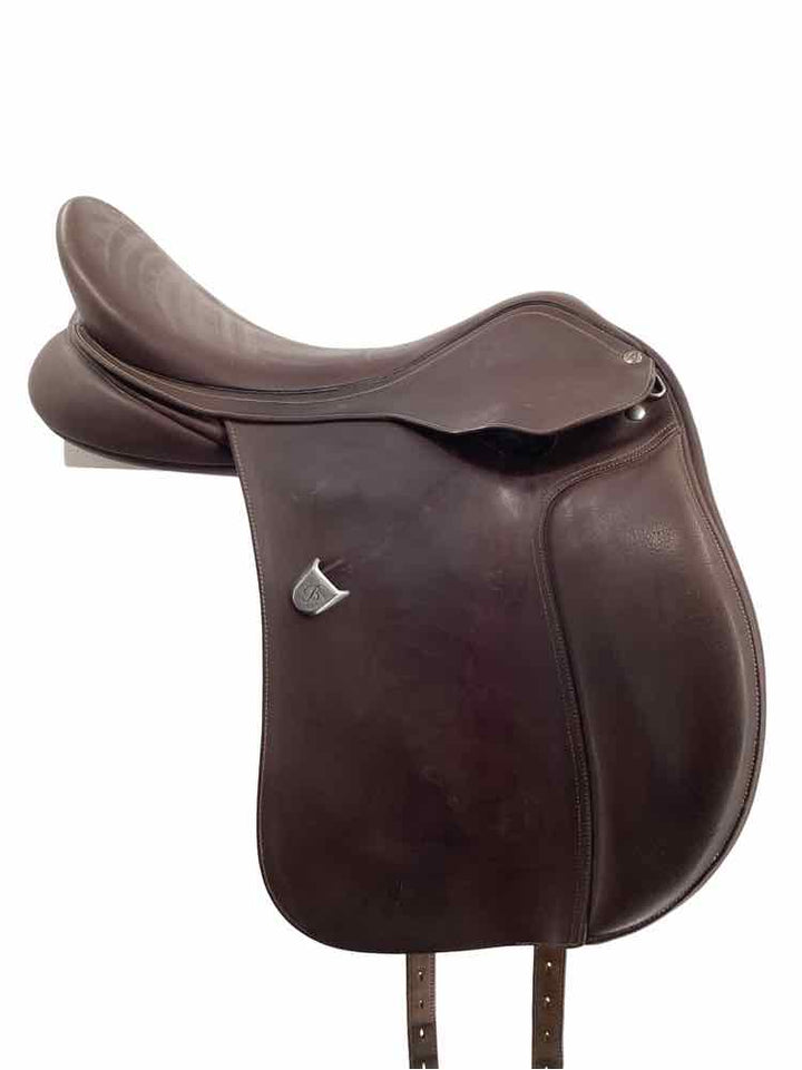 18" Bates adjustable tree used dressage saddle B
