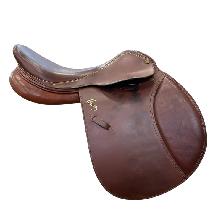 17" Pessoa Wide Used Hunter/Jumper Saddle - H