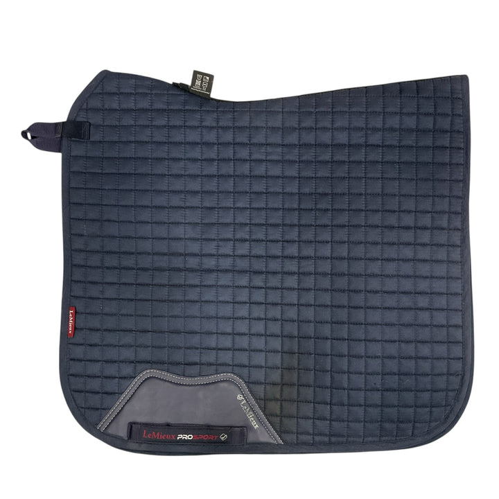 LeMieux Navy Large Dressage Saddle Pad Used - H